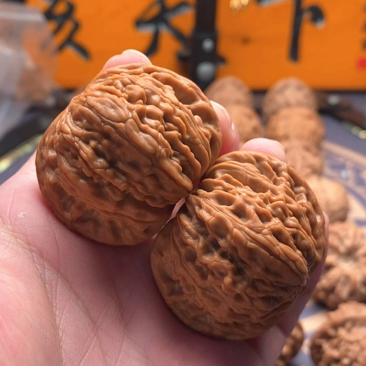 用***9桃核吊坠文玩核桃磨盘42