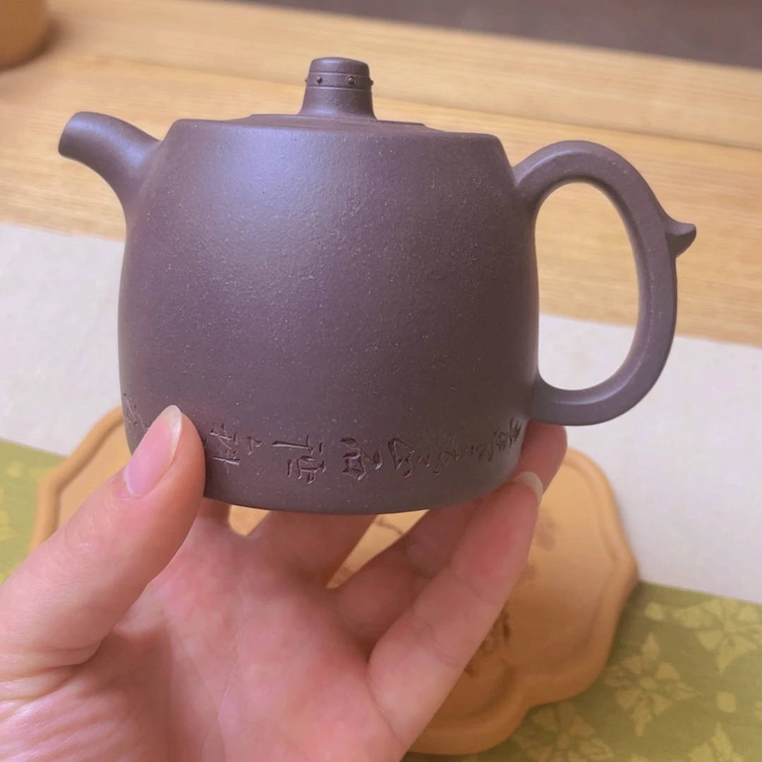 茶壶朱泥皮*丘井兰壶全手工