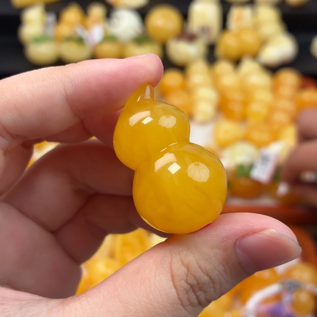 粉****蜜蜡未镶嵌毛衣链蜜蜡