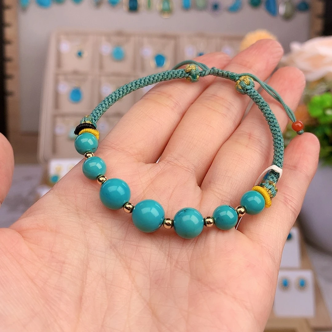 未镶嵌绿松石手链