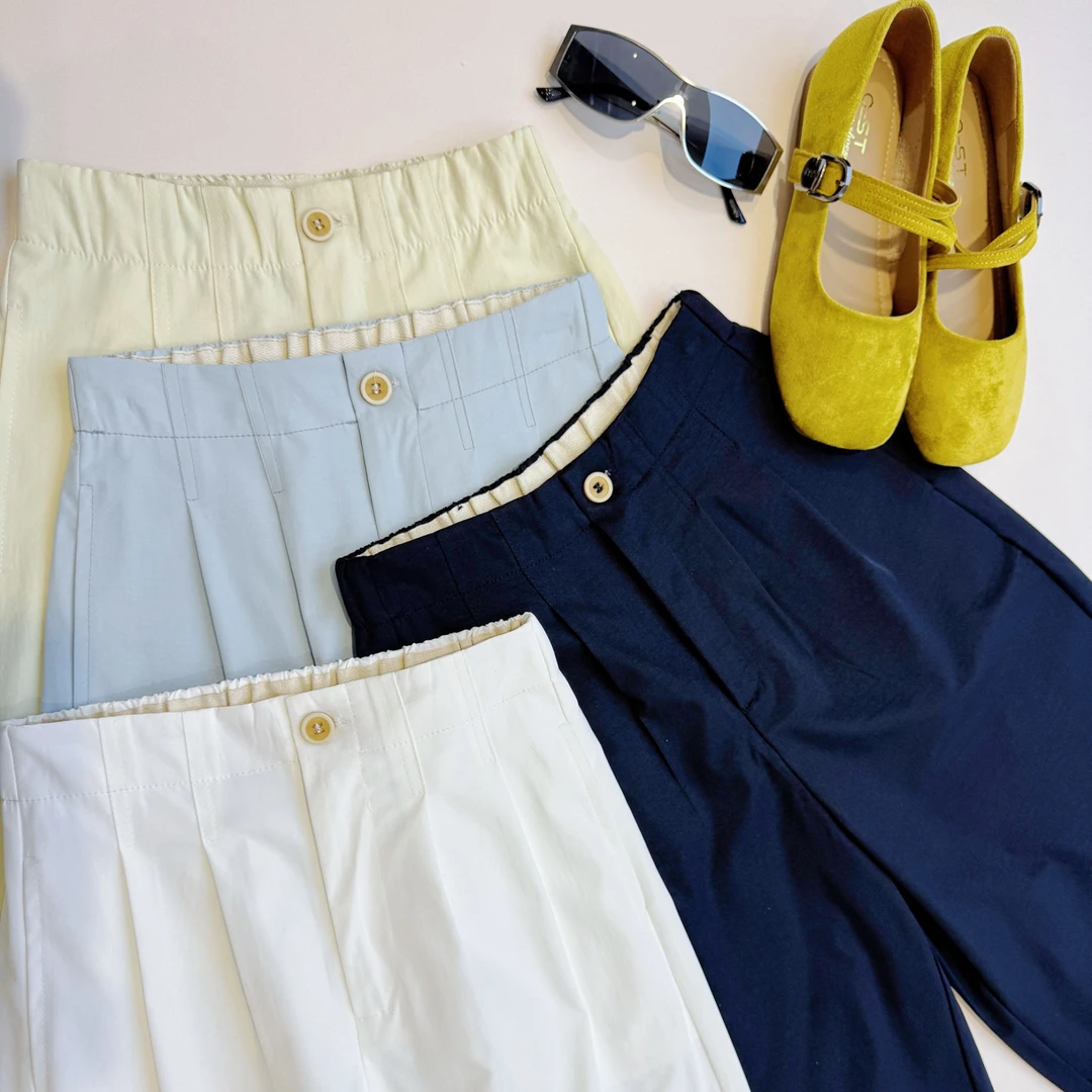 2025早秋新款防晒直筒裤UPF50+显瘦休闲高腰九分裤