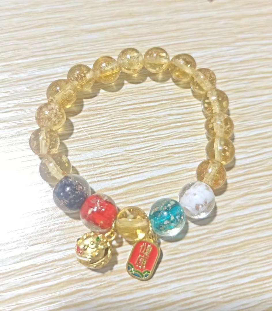 YW047黄水晶精品手串（无礼盒）1