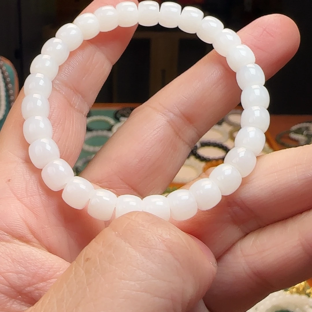 和田玉未镶嵌手链