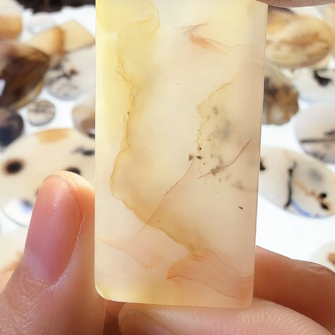 未镶嵌玛瑙/玉髓珠宝半成品