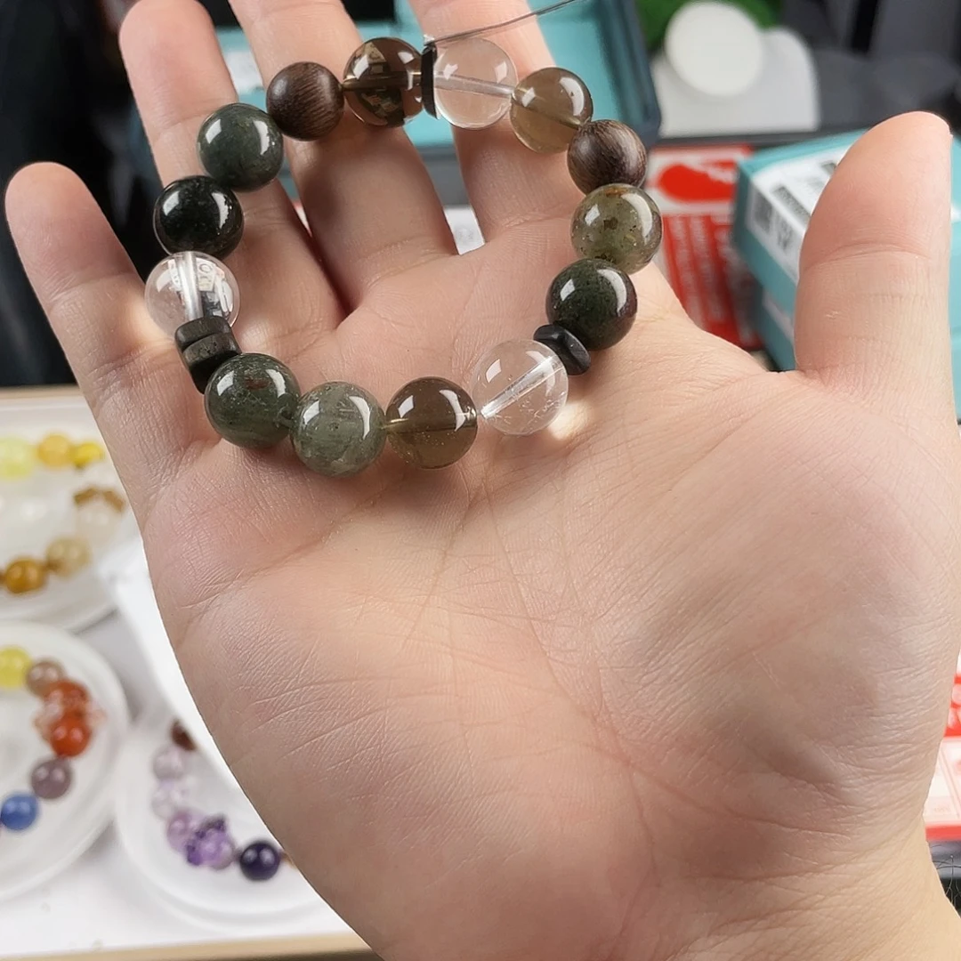 水晶手链银S925镶嵌