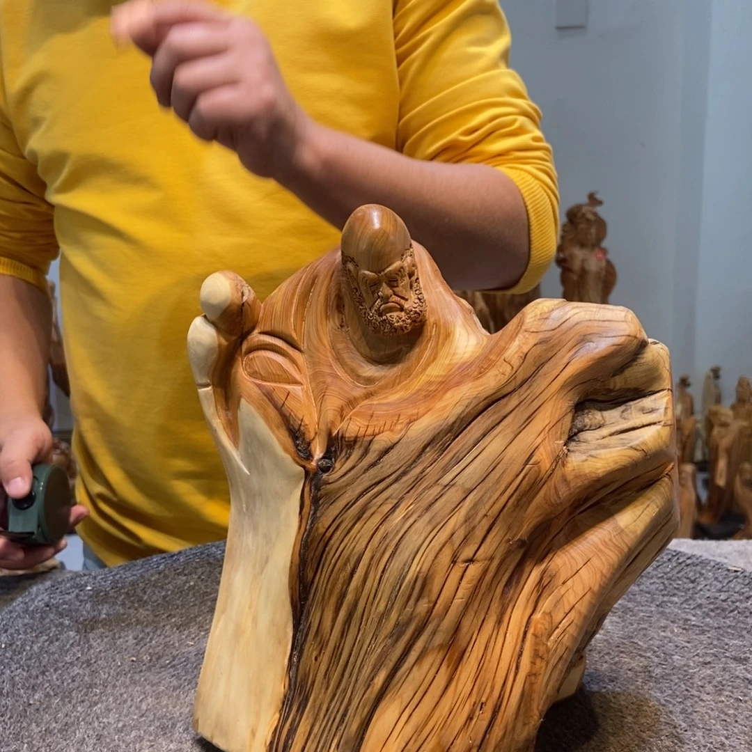 柏木（崖柏）太行崖柏根雕摆件