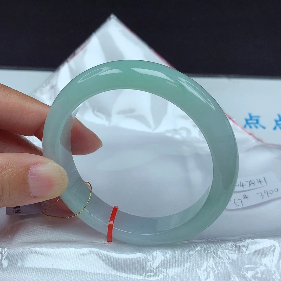 翡翠未镶嵌手镯57圈7841