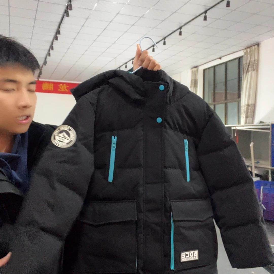 儿童长款羽绒服140尺码