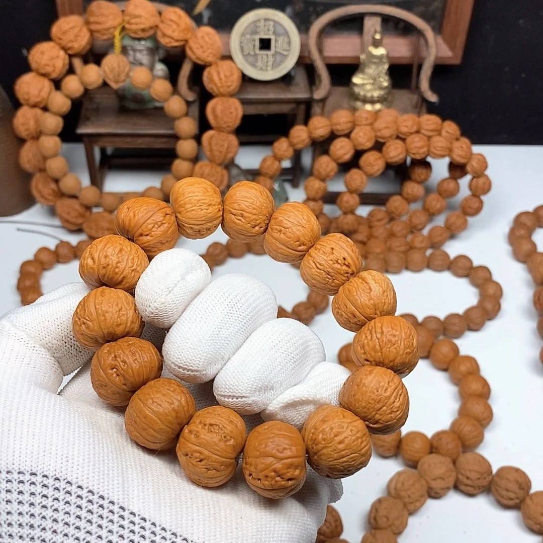 手串文玩核桃密***杨磨盘矮壮