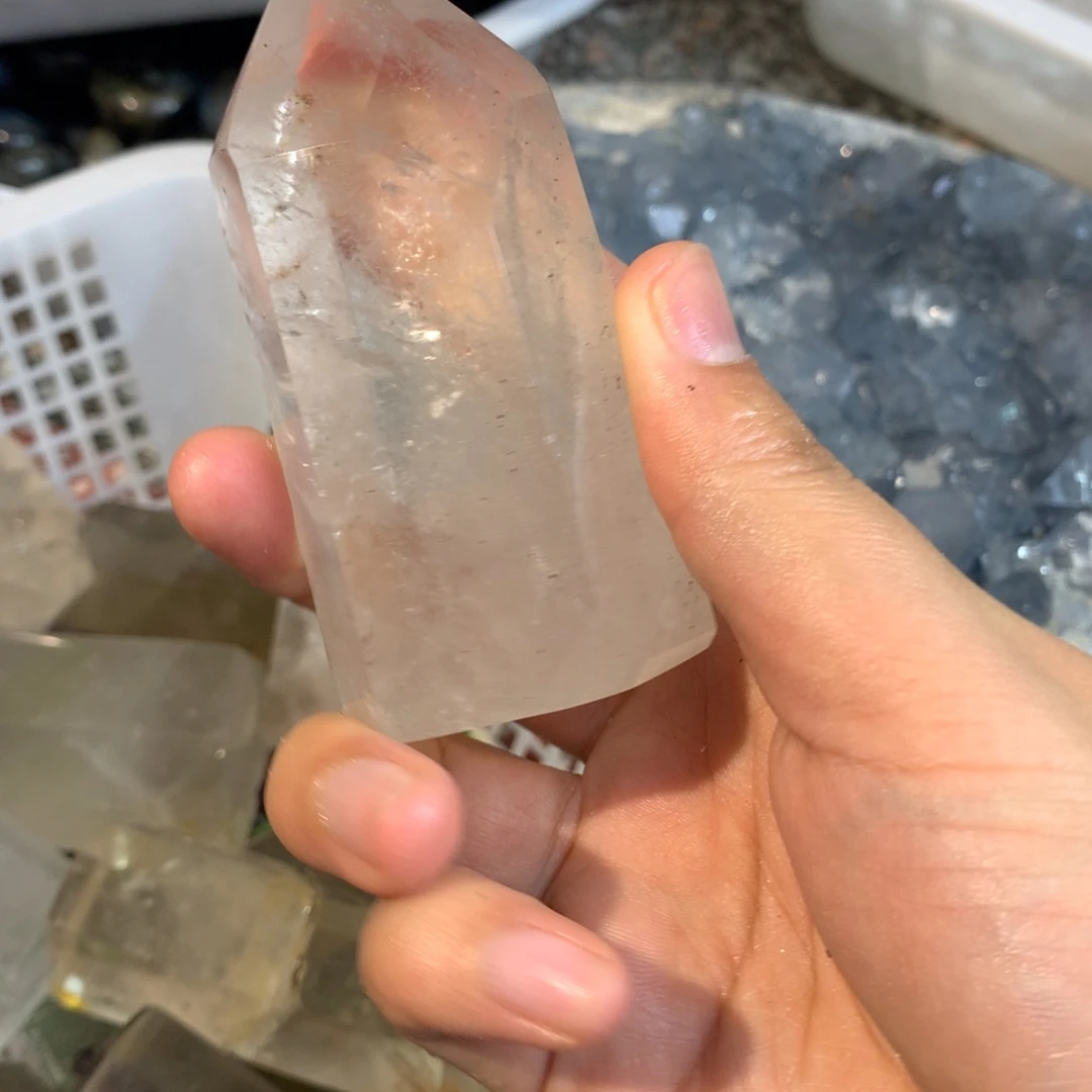 青***提未镶嵌珠宝半成品水晶天然