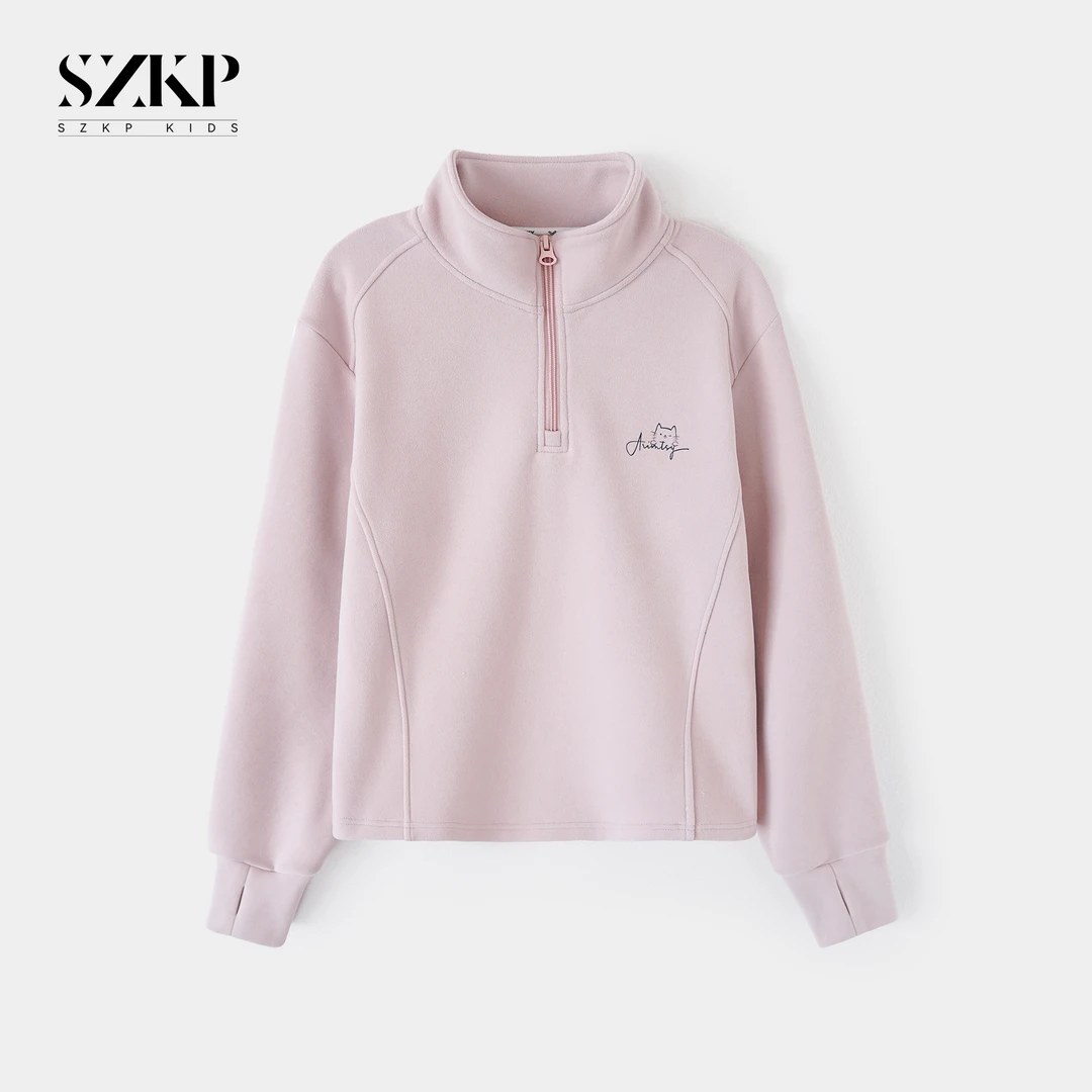 SZKP冬季新款女童装休闲上衣中大童时尚洋气儿童卫衣BGYD556036