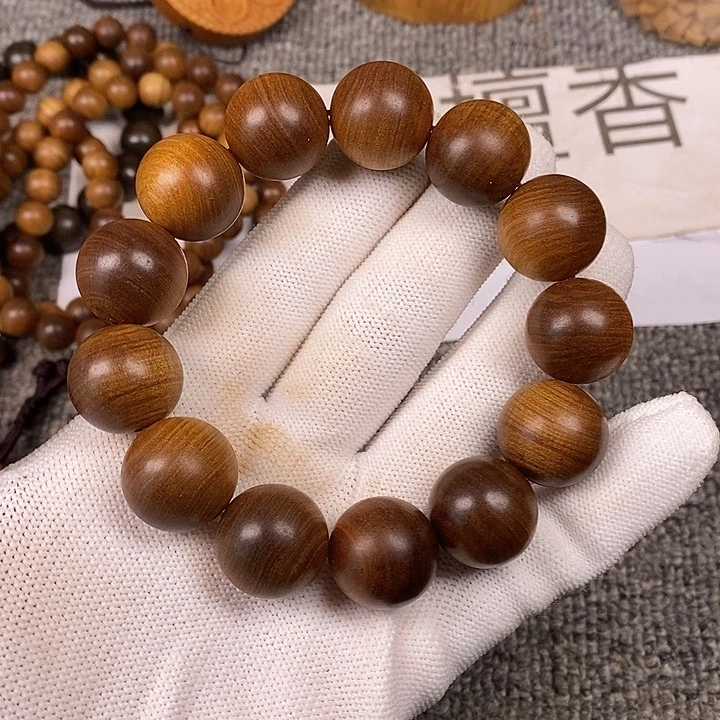 手串/手链檀香木老山檀香黑肉虎纹檀香王1.8沉水