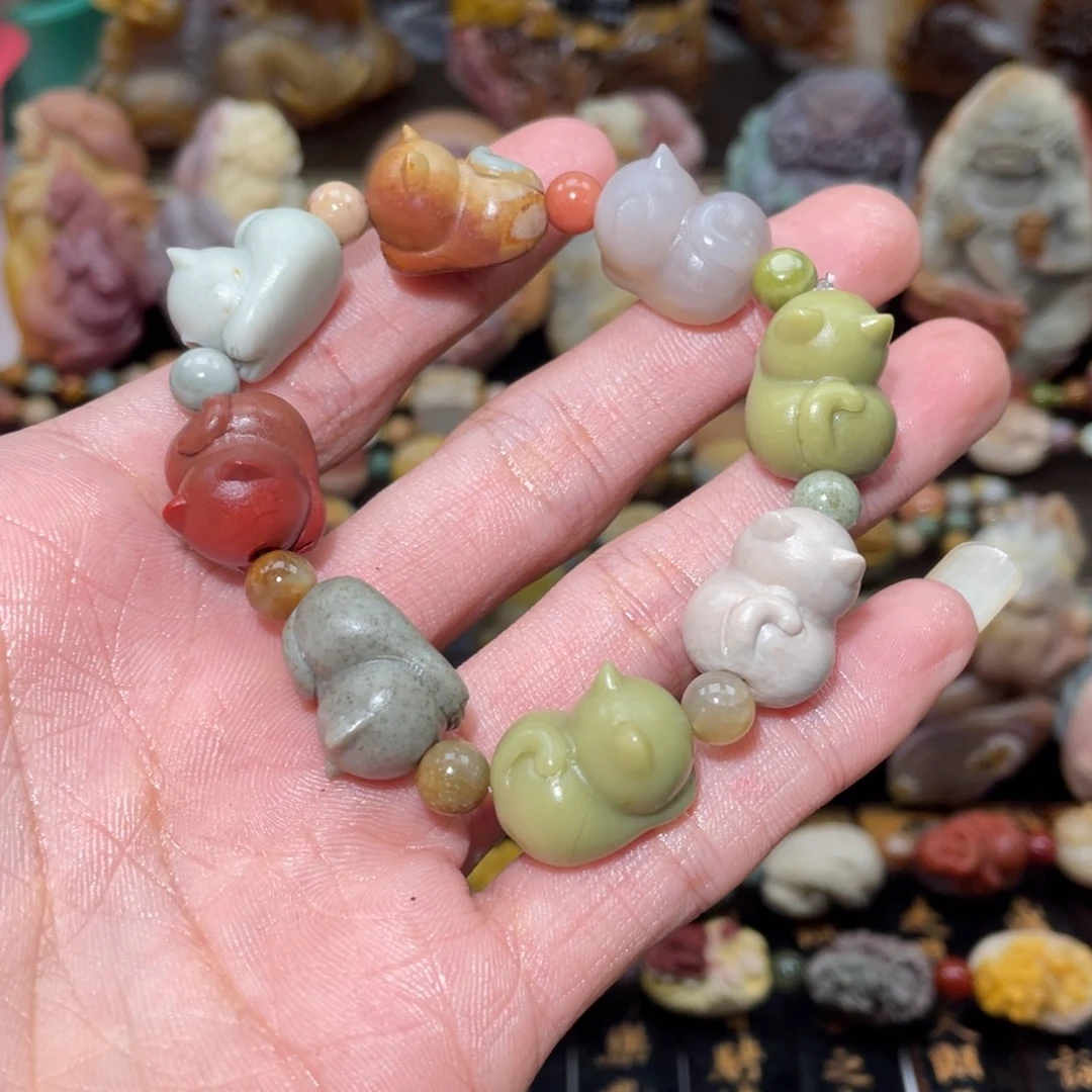 石英质玉未镶嵌手链