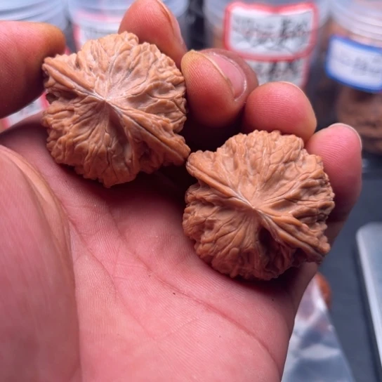 老***A把件文玩核桃磨盘40