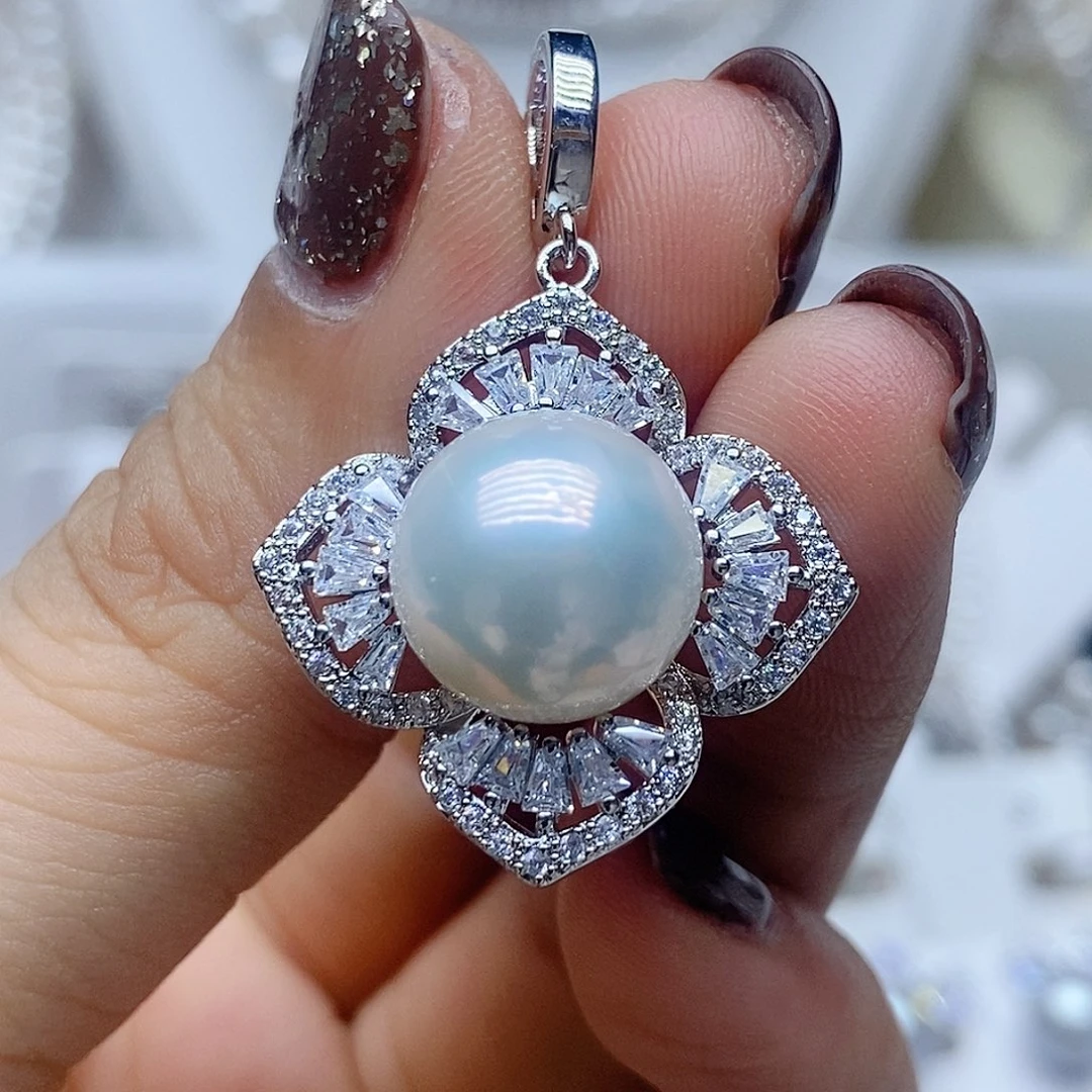 未镶嵌吊坠淡水珍珠