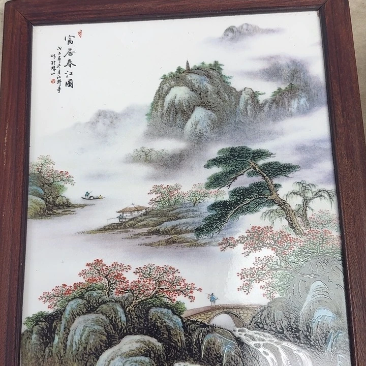 摆件瓷板画瓷板画