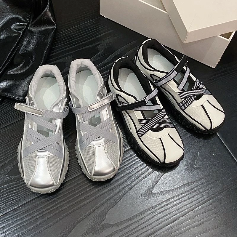 小众厚底运动凉鞋女2025年夏季新款魔术贴休闲外穿百搭玛丽珍单鞋