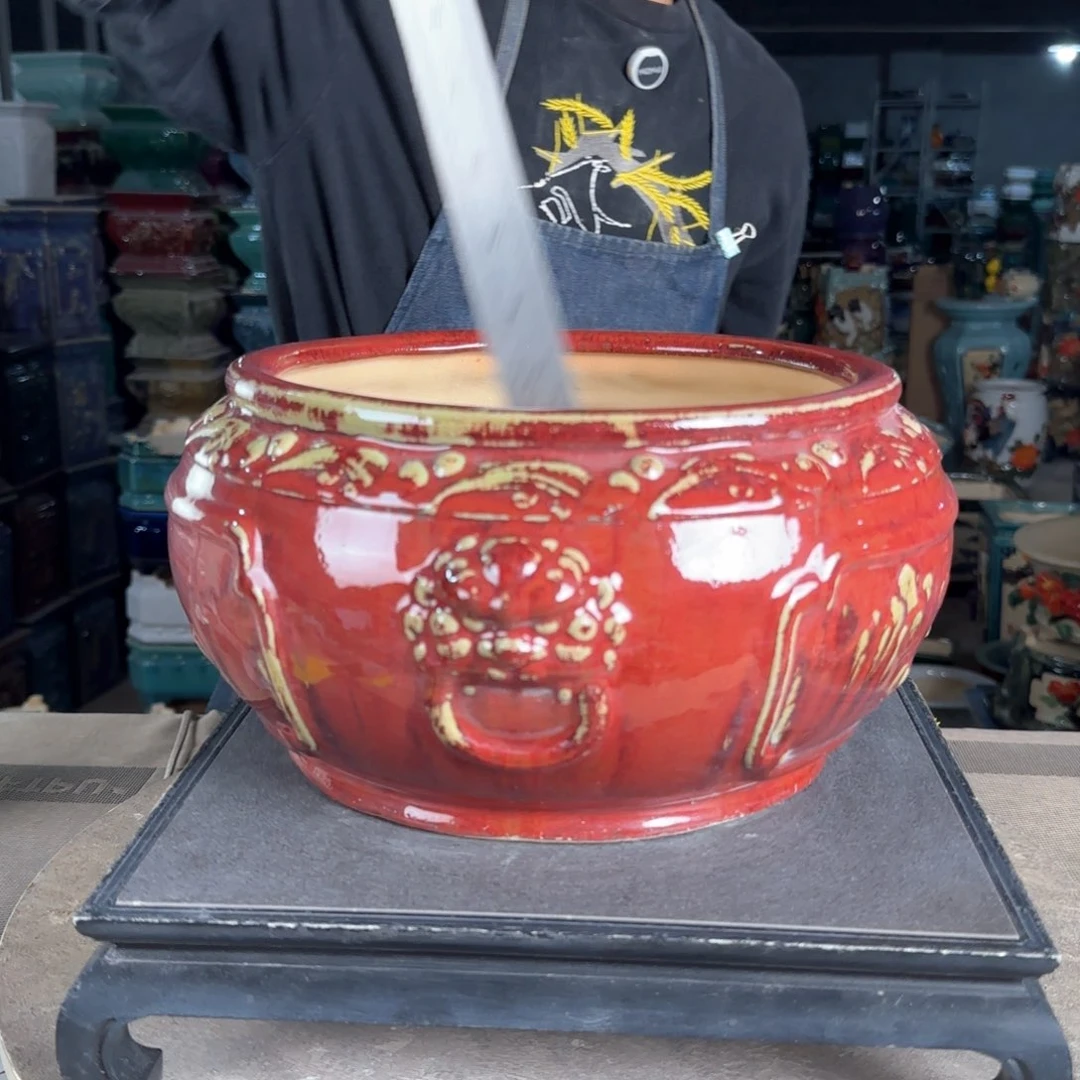 一风堂石湾花盆。微瑕