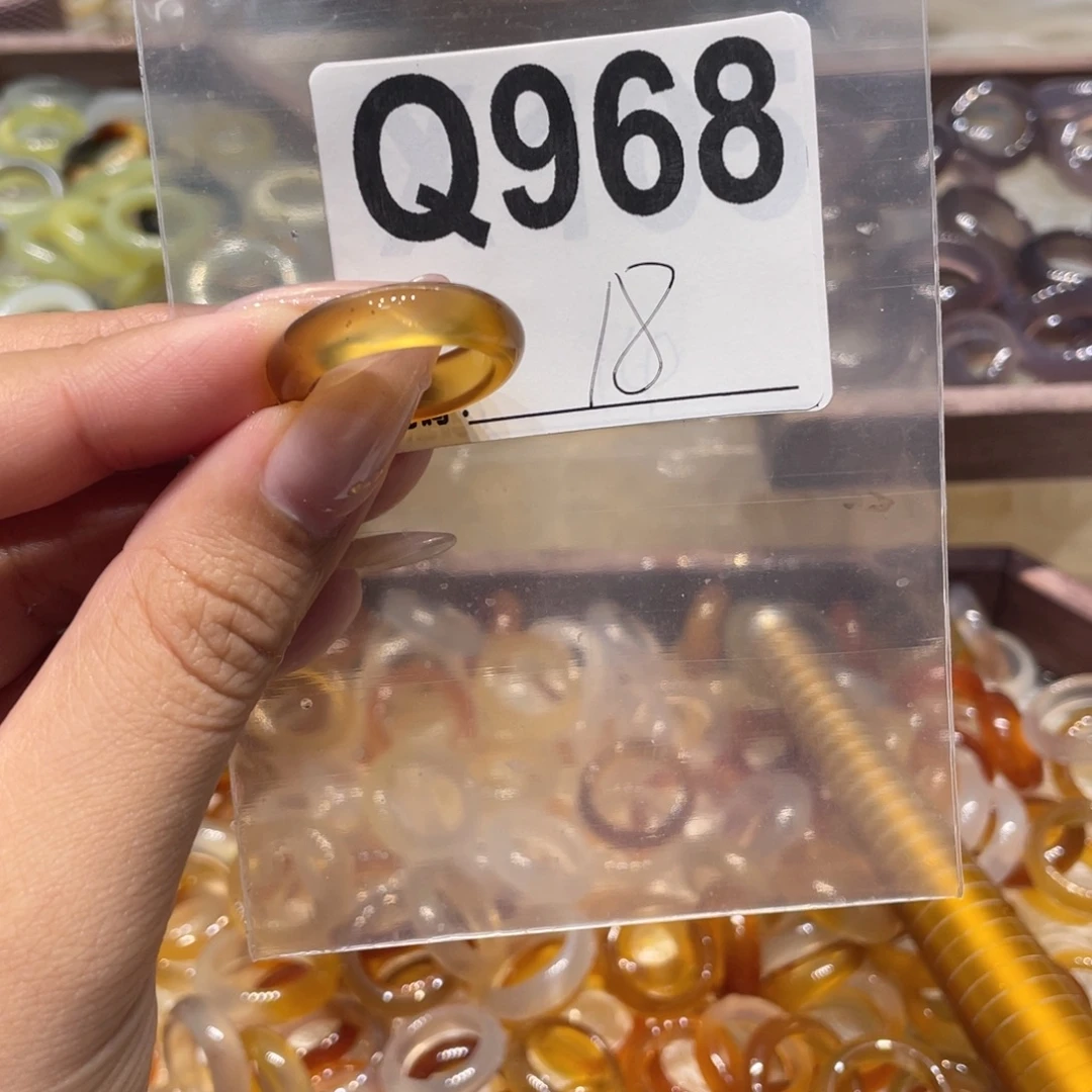 玛瑙/玉髓未镶嵌戒指968