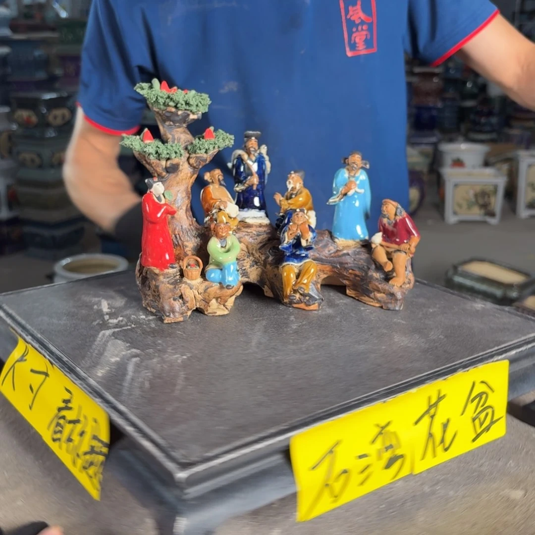 一风堂石湾花盆 手工痕迹552