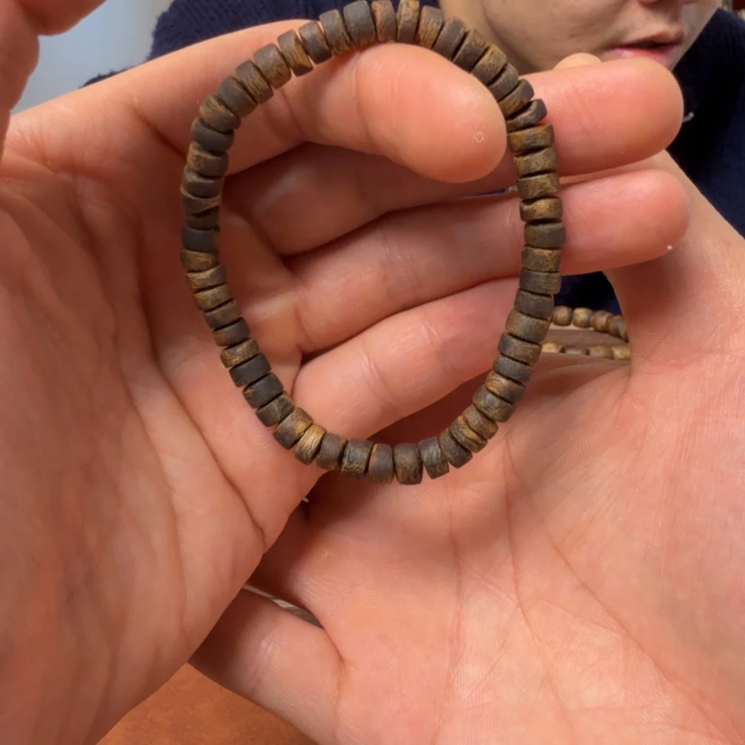 沉香手串沉水 直切随型 卡6 叠戴无敌