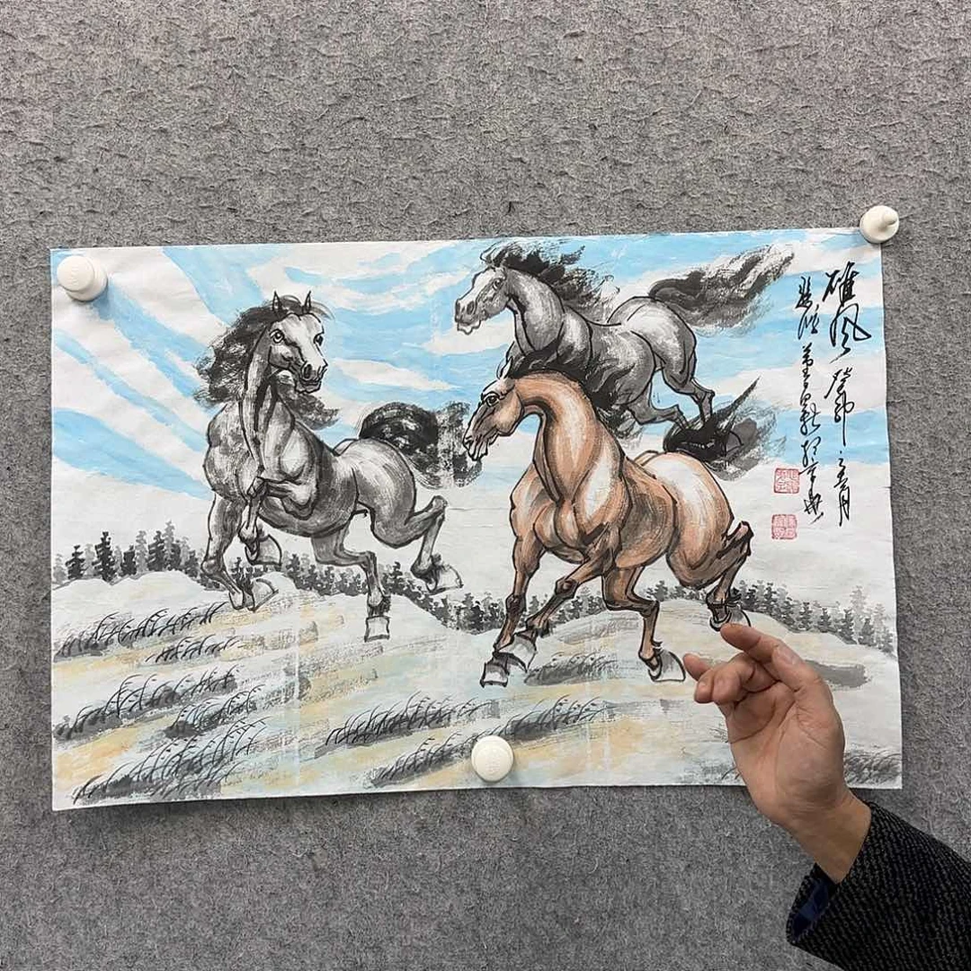 书法书法作品多次参加