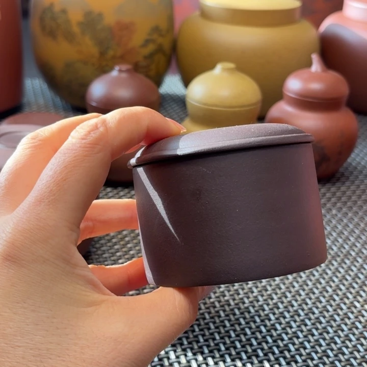 紫砂茶叶罐中高端紫砂茶叶罐