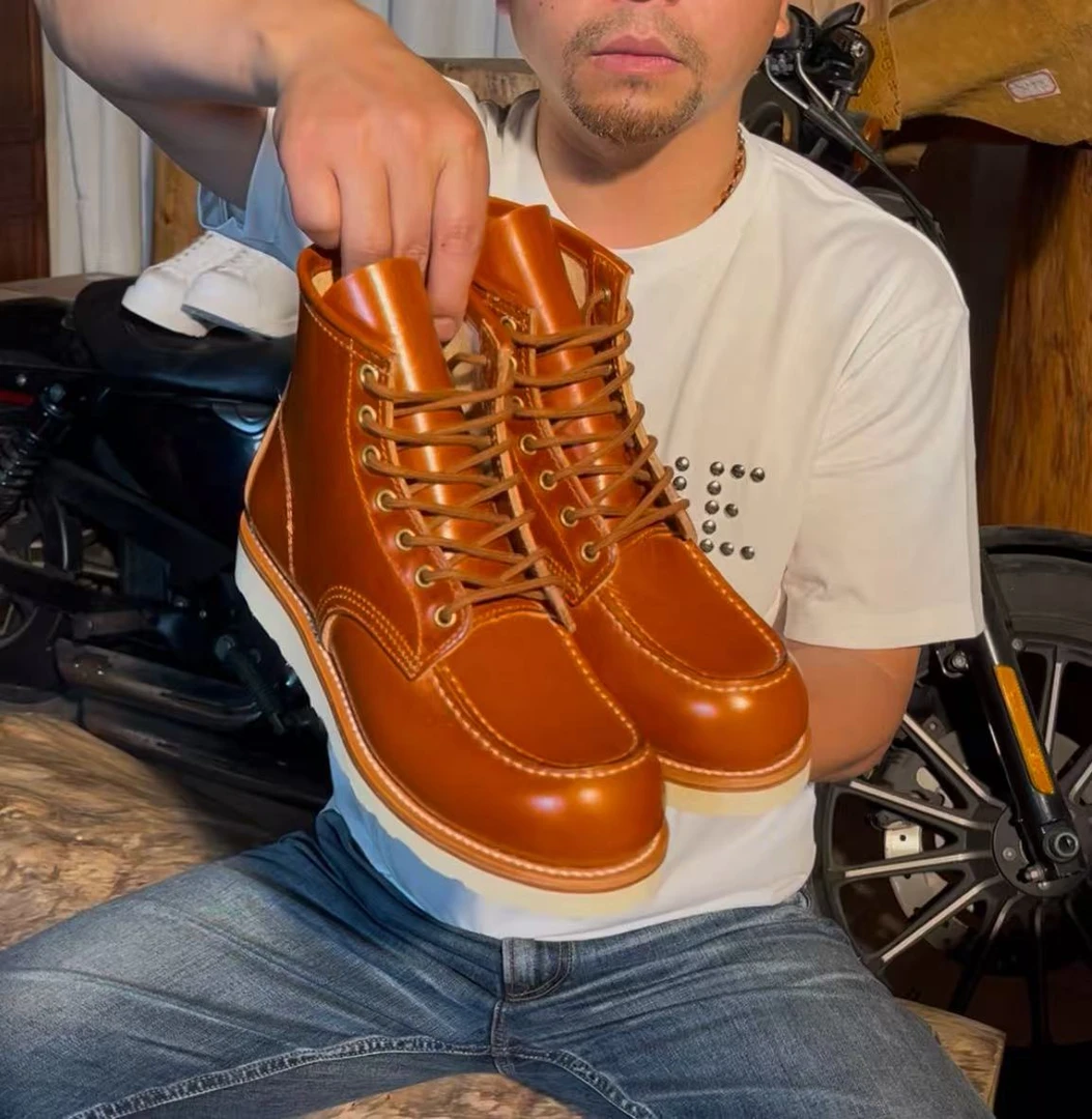 华仔严选福利瑕疵断码款固特异工艺工装鞋