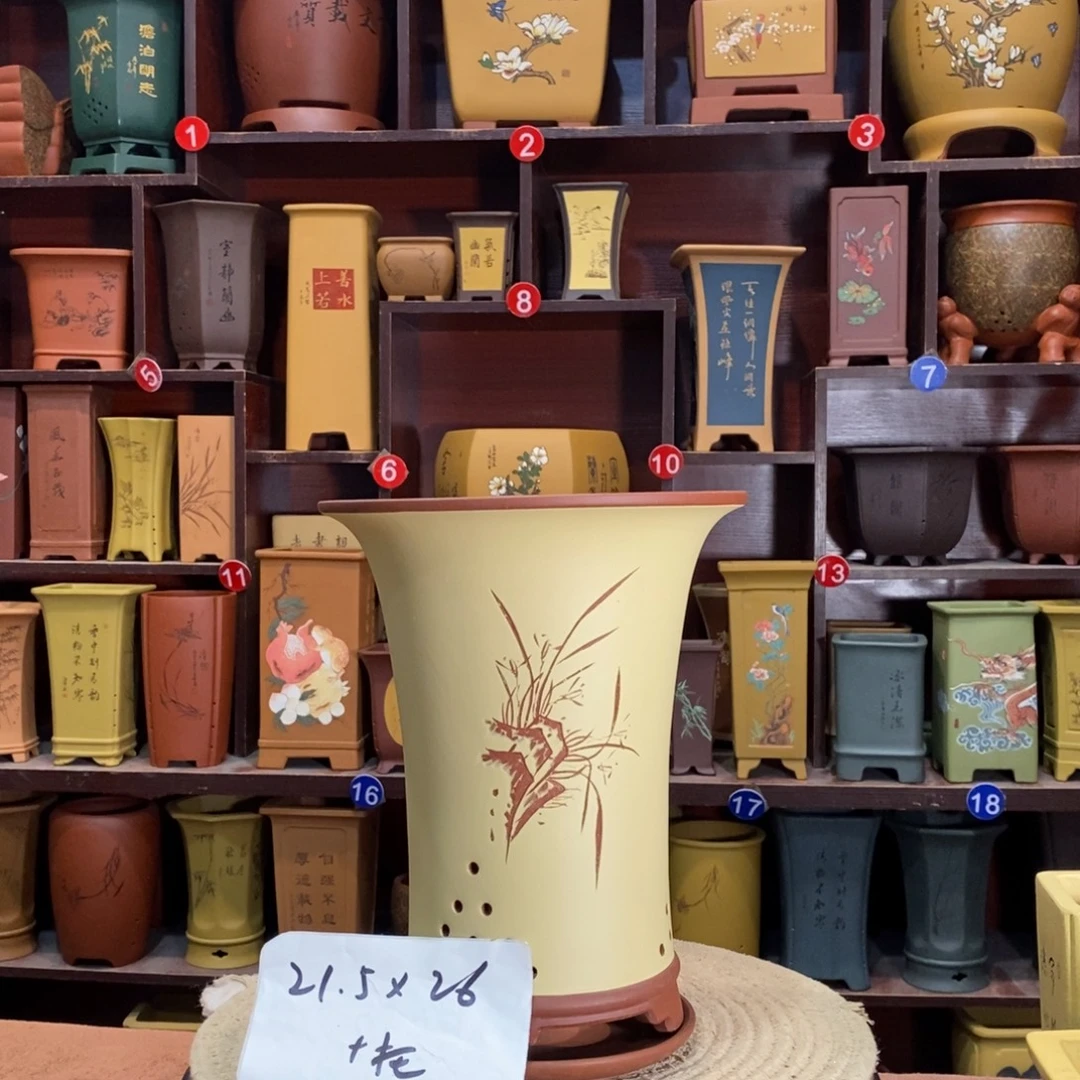 紫砂花盆紫砂花盆