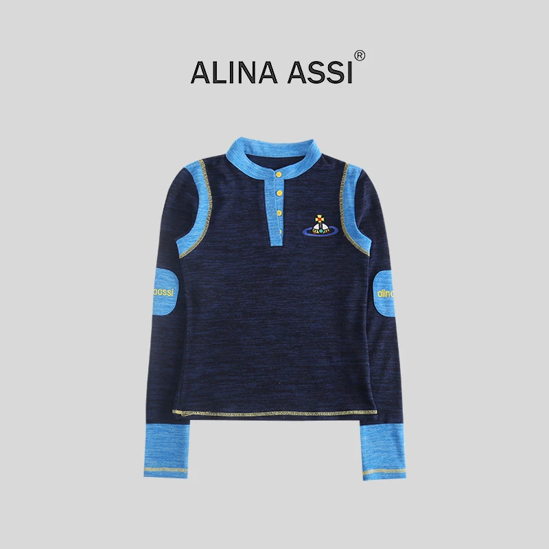 【现货】2025秋冬新款T恤百搭休闲长袖上衣Y1091