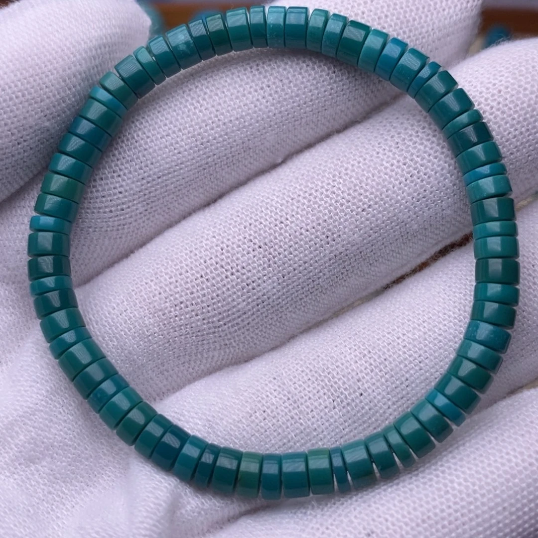 绿松石未镶嵌绿松石直切手串5