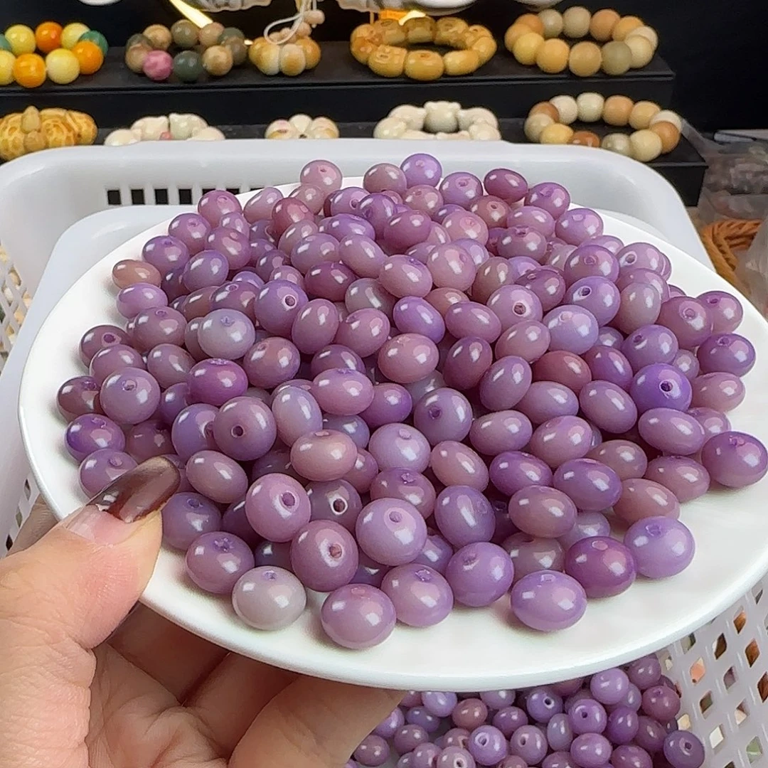菩提根/象牙果手串微瑕卡11紫色算盘100卡牌➕100备珠