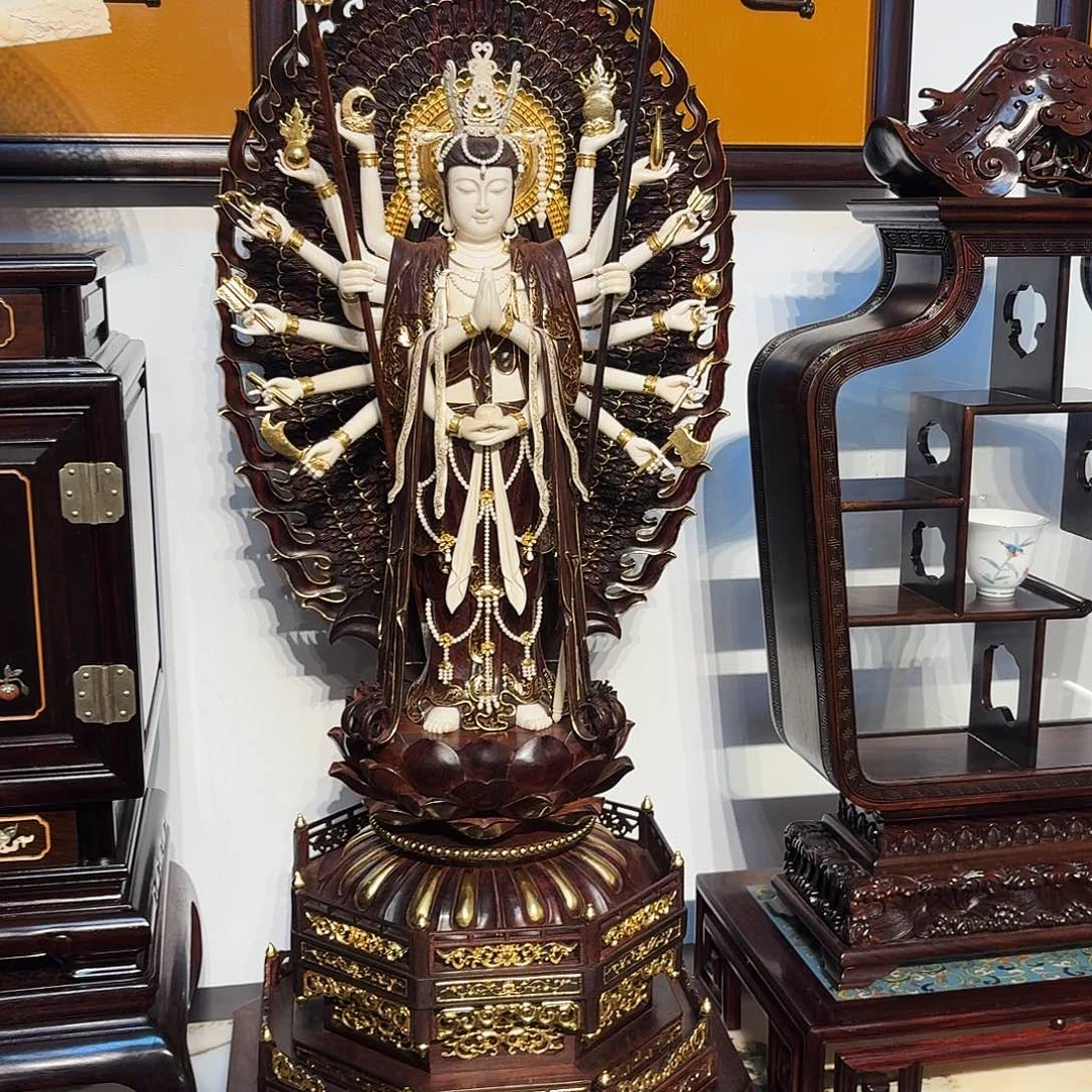 封***｀紫檀木类成套家具小叶紫檀佛