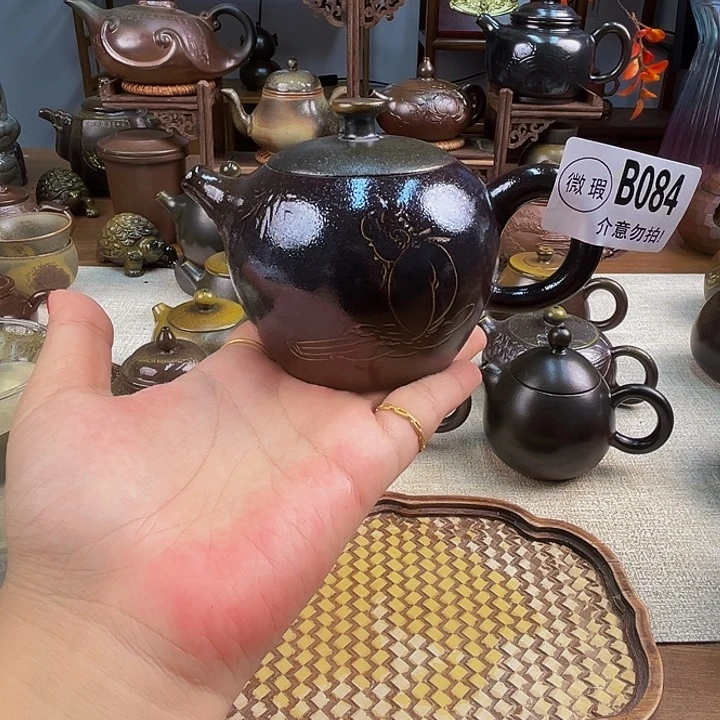 柴烧壶泡茶香柴燒壺泡茶香