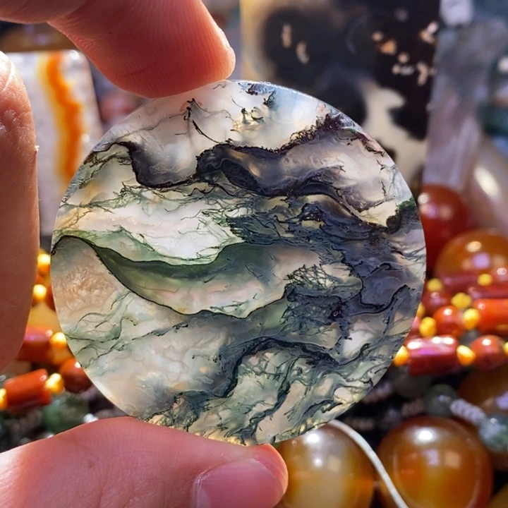 【闪购商品】玛瑙/玉髓颈饰未镶嵌桃***?