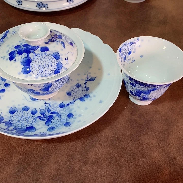 錡镇堂手工手绘三件套装