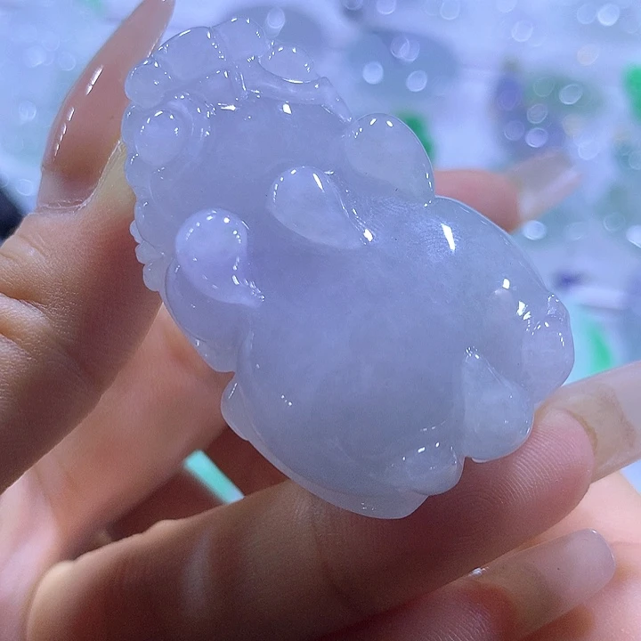 翡翠未镶嵌颈饰天然翡翠A货吊坠