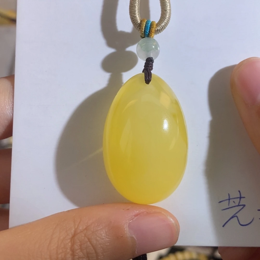 定制蜜蜡未镶嵌蜜蜡吊坠