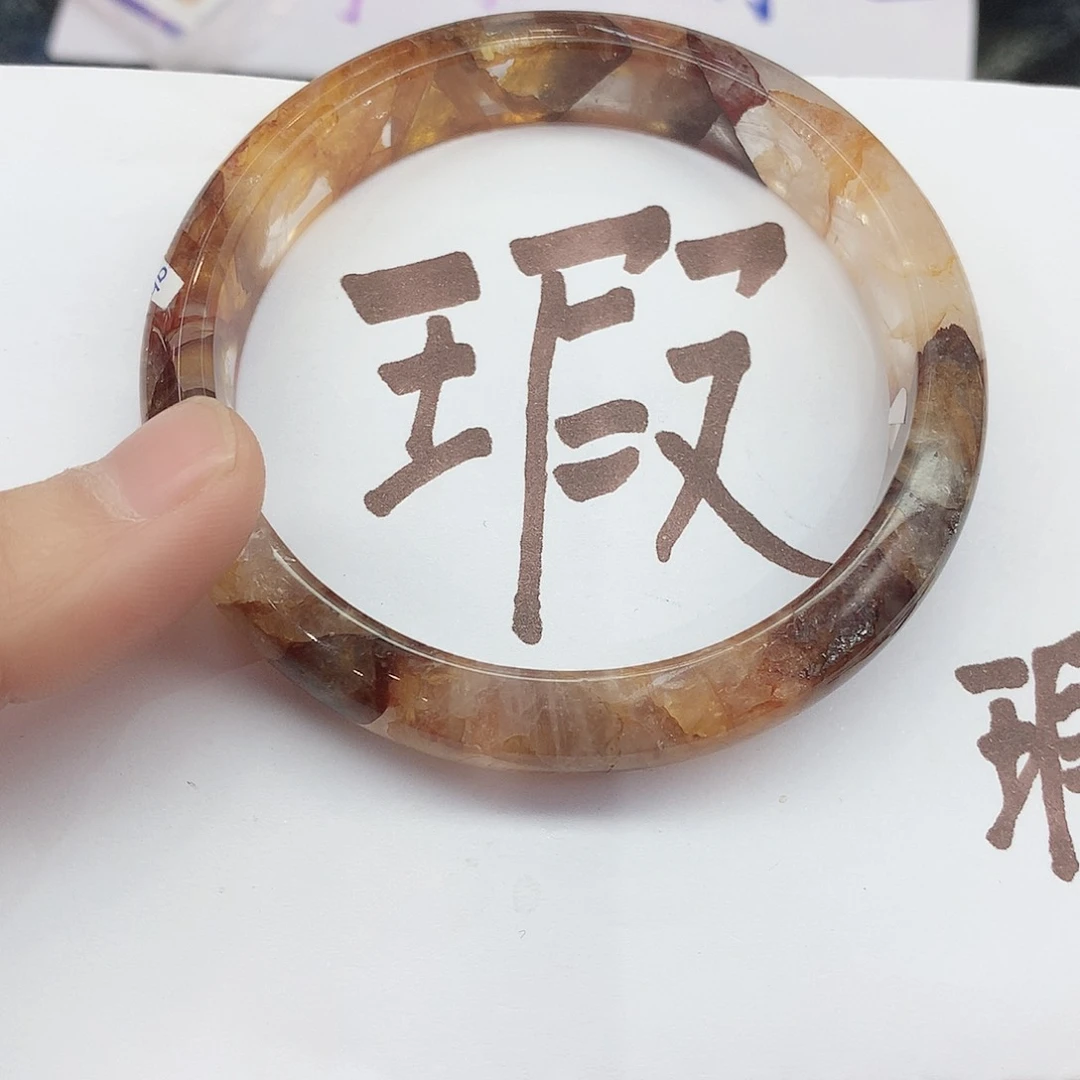 水晶手镯未镶嵌162（瑕疵6364