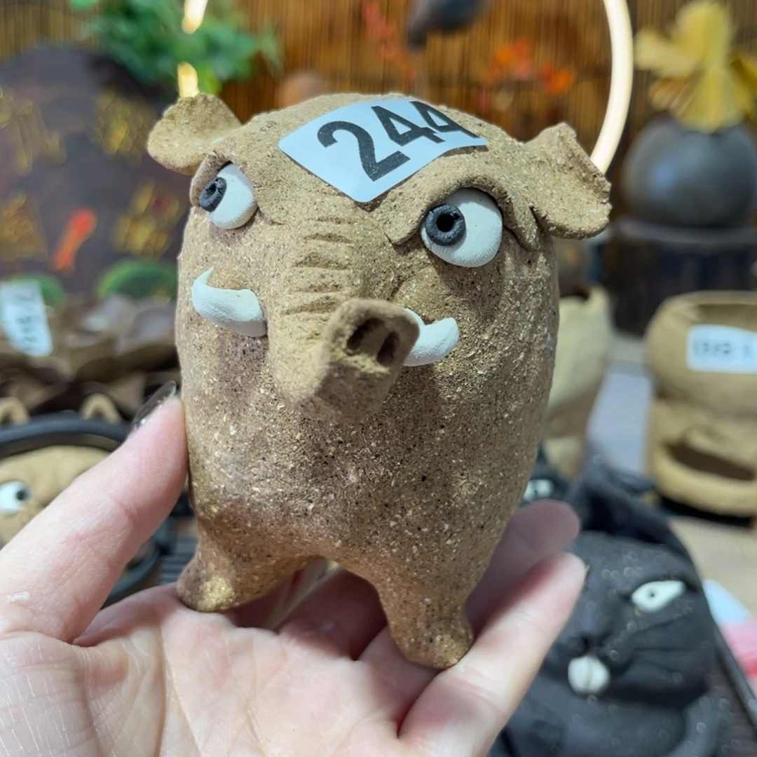 木村信鸿柴烧宝瓶