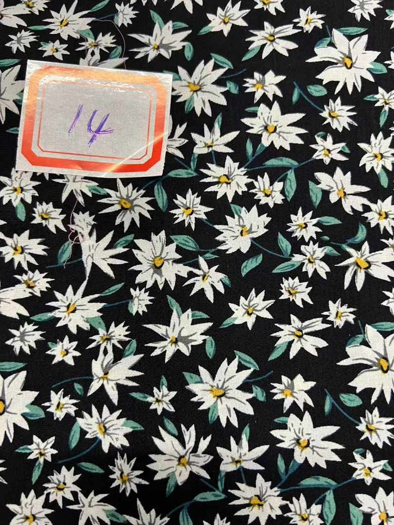 14号花型印花布料