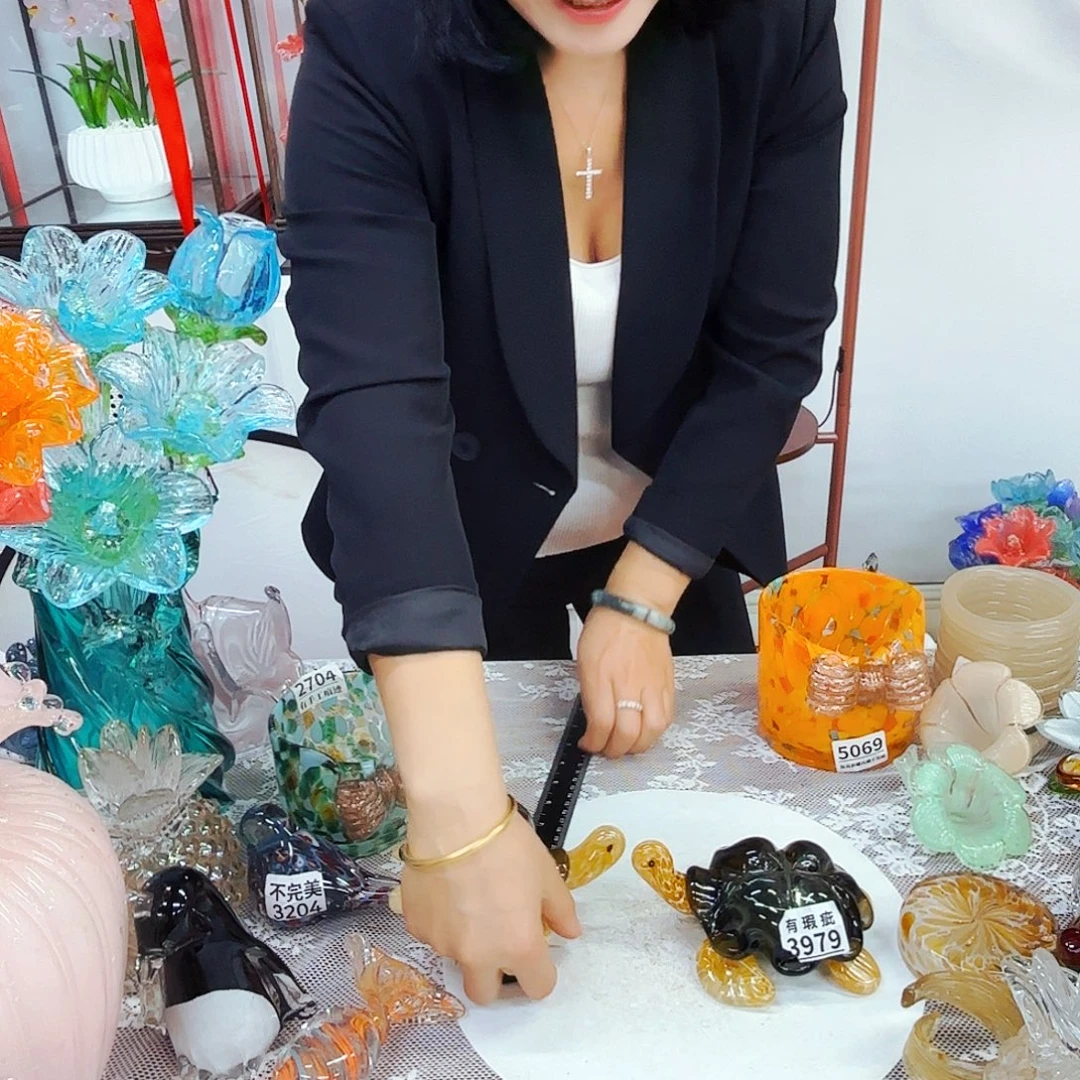乌龟安妮家居琉璃摆件瑕疵