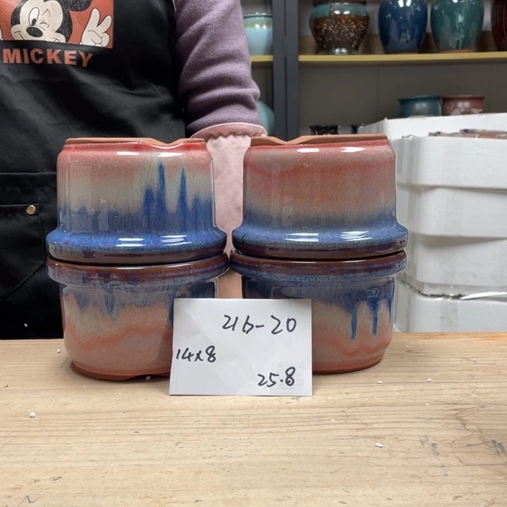 紫砂花盆多肉花盆微瑕20