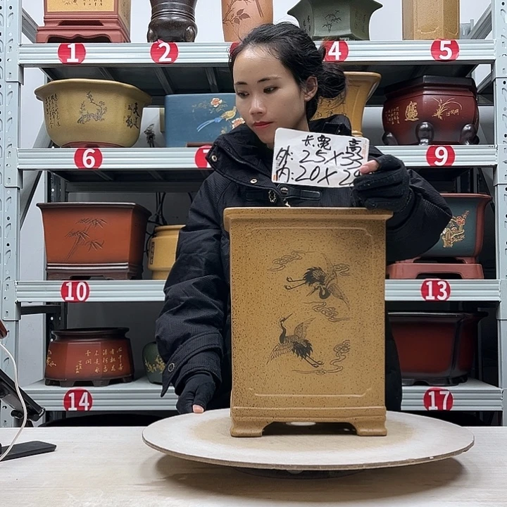 紫砂花盆紫砂花盆