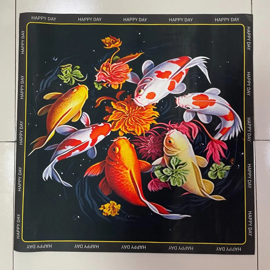 【福利品】】60*60卫生间吸水防滑硅藻泥门垫沥水垫-金鱼