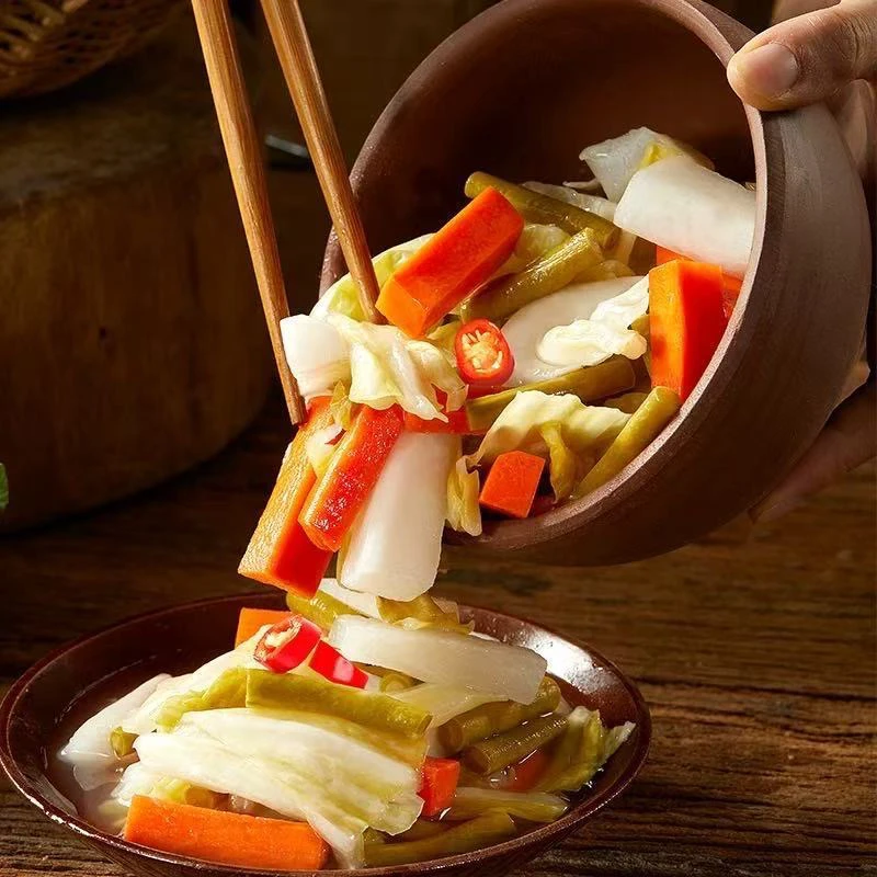 沂蒙山区老坛发酵泡菜新鲜酸辣爽口减盐低脂