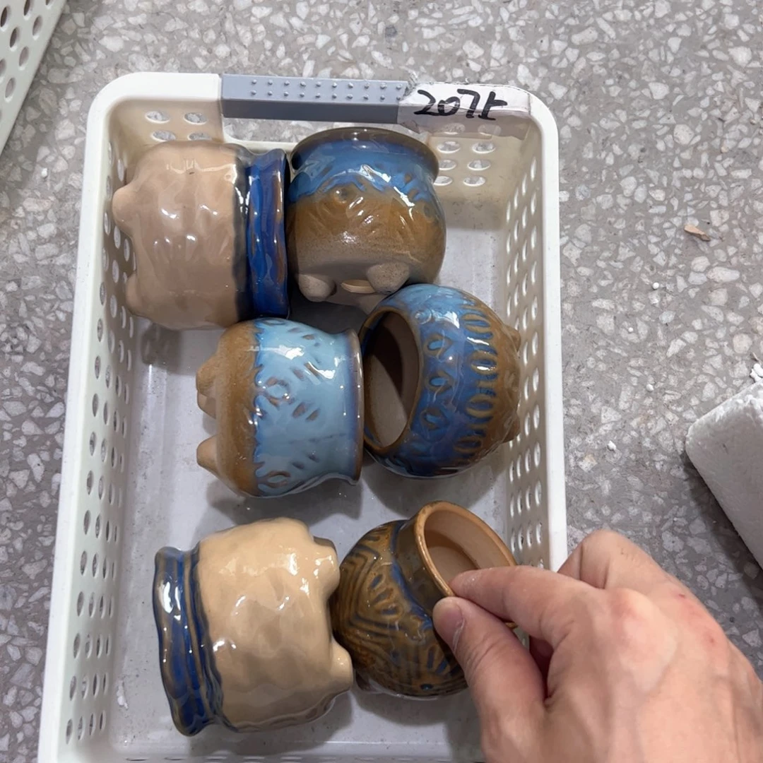 陶瓷多肉小花盆@@2075