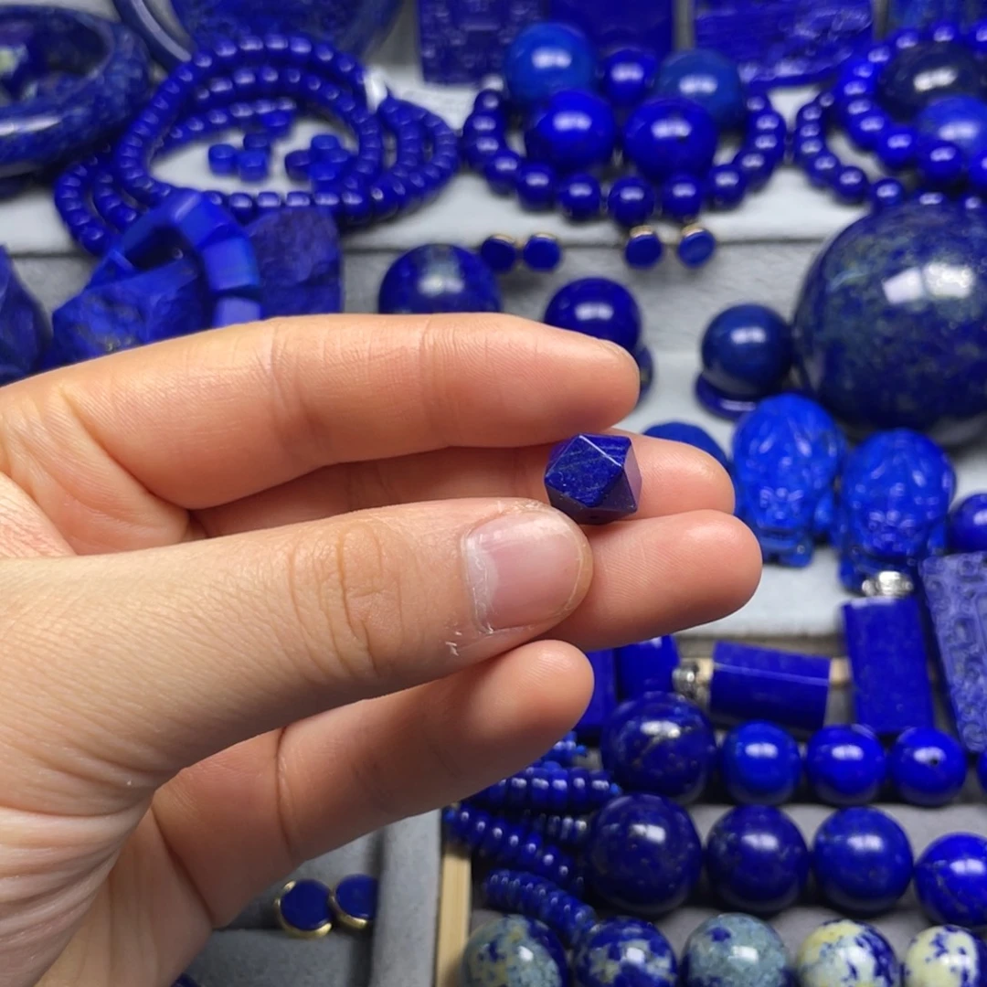 青金石唐八棱未镶嵌