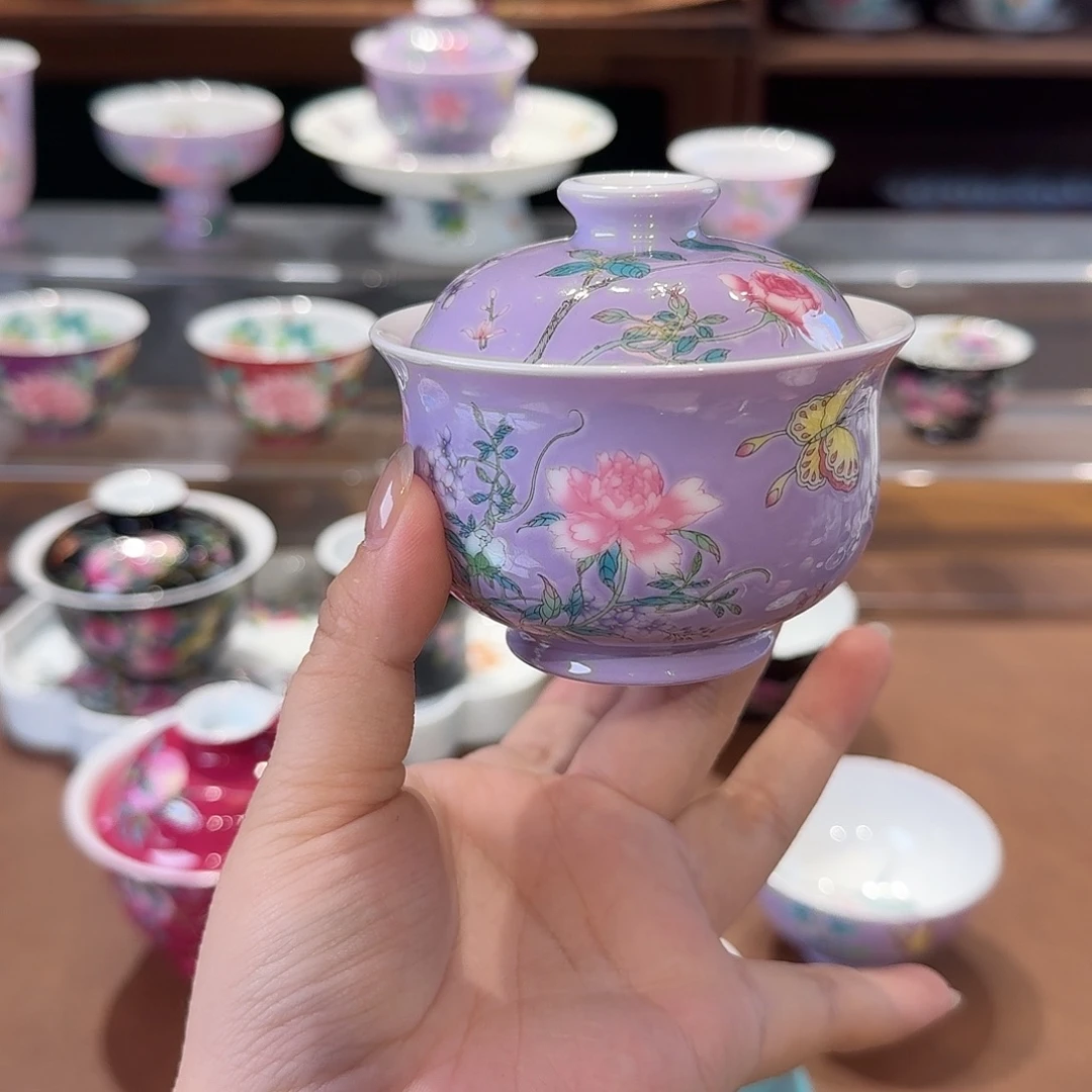 珐琅彩主人杯茶具系列