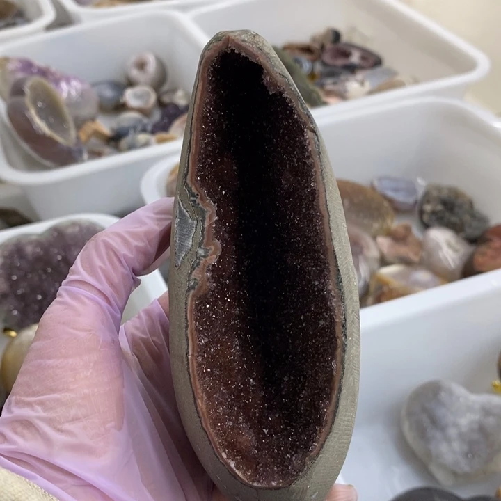 未镶嵌紫晶珠宝半成品68